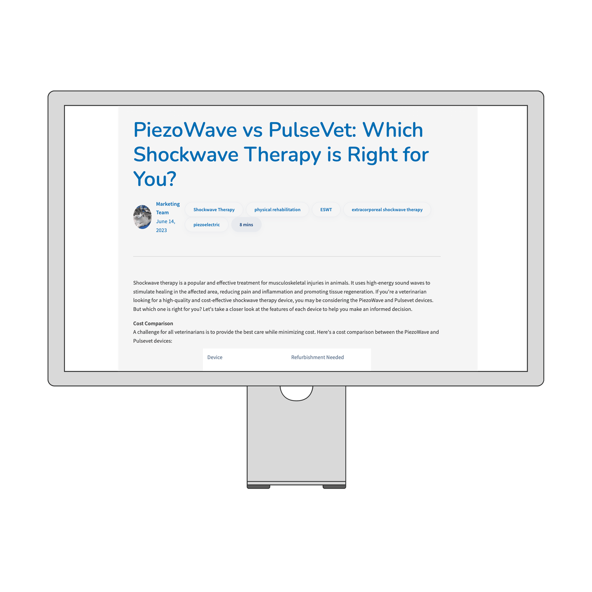 Pulsevet Blog on Apple Display Pulsevet Blog on Apple Display