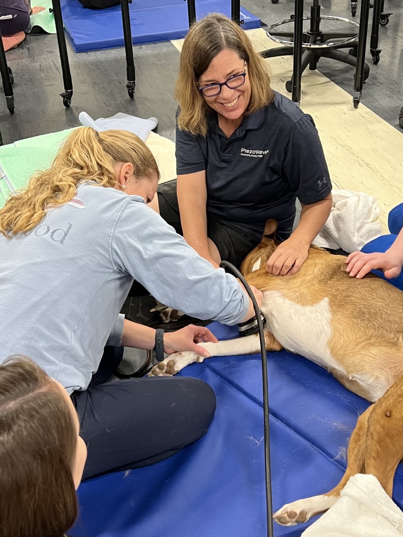 Cindy with patient